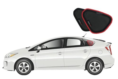 Toyota Prius Hatchback 3rd Generation Port Window Shades (XW30; 2010-2015)