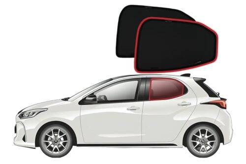 Toyota Yaris Hatchback 4th Generation Car Rear Window Shades (XP210; 2020-Present)