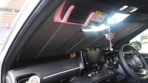 Toyota Yaris/GR Yaris Hatchback 4th Generation Front Windscreen Sun Shade (XP210; 2020-Present) - Image 3