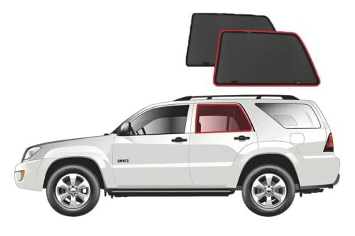 Toyota 4Runner 4th Generation Car Rear Window Shades (N210; 2003-2009) - Image 1
