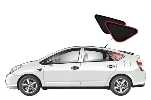 Toyota Prius 2nd Generation Port Window Shades (XW20; 2003-2009)