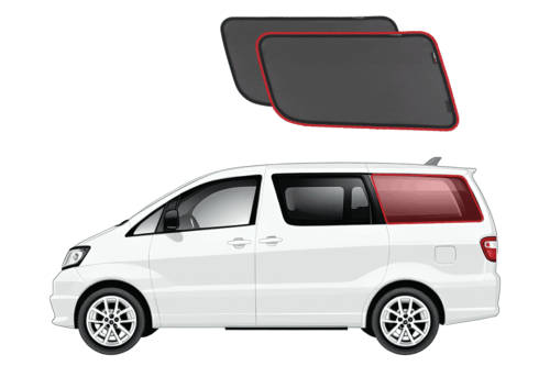 Toyota Alphard 1st Generation Port Window Shades (AH10; 2002-2008)