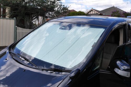 Toyota Alphard 1st Generation Front Windscreen Sun Shade (AH10; 2002-2008) - Image 4