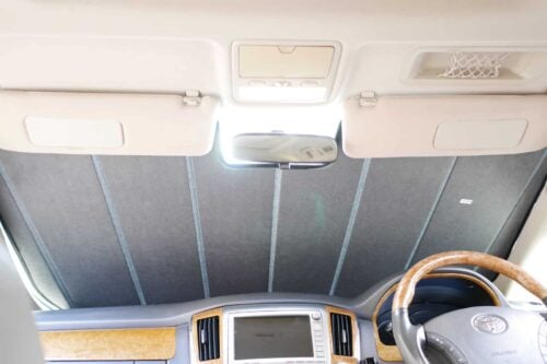Toyota Alphard 1st Generation Front Windscreen Sun Shade (AH10; 2002-2008) - Image 3
