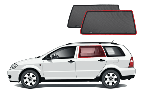Toyota Corolla Wagon 9th Generation Car Rear Window Shades (E120/E130; 2000-2007)