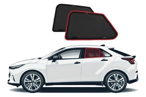 Toyota C-HR 2nd Generation Car Rear Window Shades (AX20; 2023-Present) - Image 1
