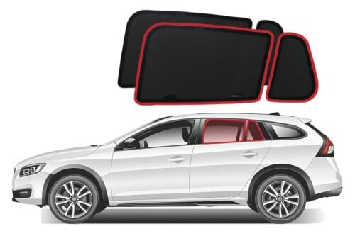 Volvo V60 1st Generation Car Rear Window Shades (2011-2018)*