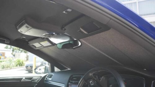 Volkswagen Golf Hatchback/Wagon 7th Generation Front Windscreen Sun Shade (MK7/MQB- Typ 5G; 2012-2020) - Image 3