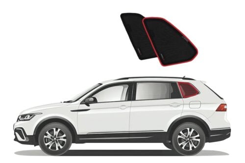 Volkswagen Tiguan 2nd Generation Port Window Shades (AD/BW; 2016-2024)