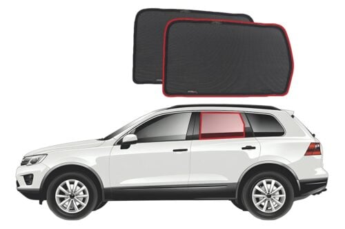 Volkswagen Touareg 2nd Generation Car Rear Window Shades (7P; 2010-2018)*