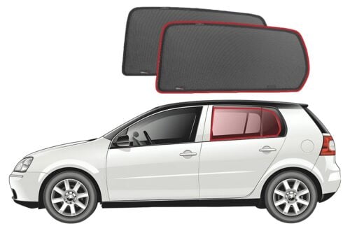 Volkswagen Golf Hatchback 5th/6th Generation Car Rear Window Shades (MK5/MK6- Typ 1K/5K; 2003-2013)