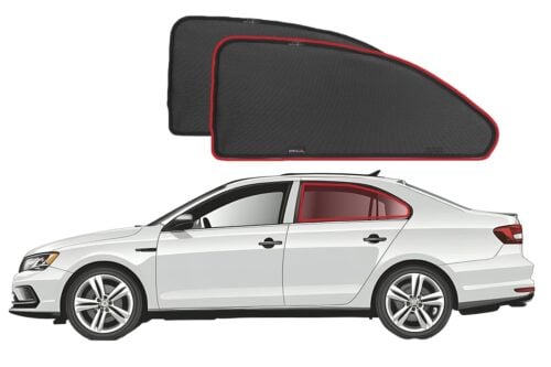 Volkswagen Jetta Sedan 6th Generation Car Rear Window Shades (A6- Typ 5C6; 2011-2018)