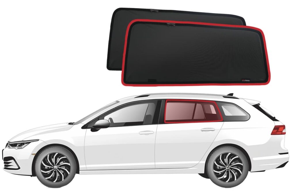 Golf R Back Window Volkswagen Golf Wagon 8th Generation Car Rear Window Snap Shades (MK8 ...