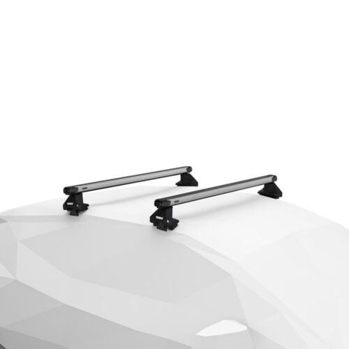 POLESTAR 3 5-dr SUV (2024 Onwards) Thule SlideBar Evoroof rack system aluminium (893000-710500-145408) - Image 2
