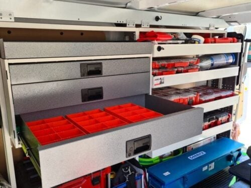 Rola Case RCKIT80/5 4/80 DRAWER CABINET WITH 1XRC801-2XRC803 DRAWERS - Image 2