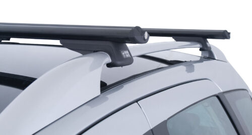 PEUGEOT 407 With Roof Rails 9/2004 Onwards Vortex SX Black 2 Bar Roof Rack (JA9139)