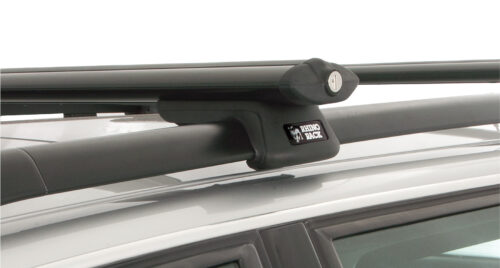 PEUGEOT 406 With Roof Rails 3/1998-8/2004 Vortex SX Black 2 Bar Roof Rack (JA9137)