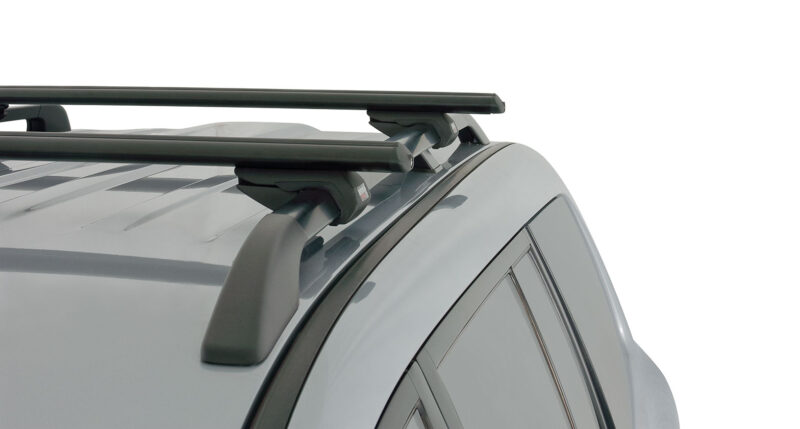 PEUGEOT 406 With Roof Rails 3/1998-8/2004 Vortex SX Black 2 Bar Roof Rack (JA9137)