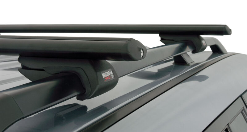 PEUGEOT 406 With Roof Rails 3/1998-8/2004 Vortex SX Black 2 Bar Roof Rack (JA9137)