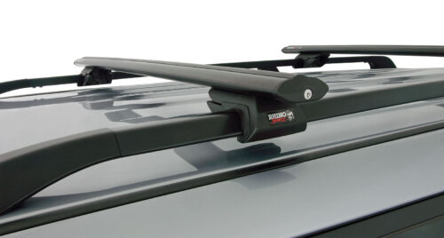 PEUGEOT 406 With Roof Rails 3/1998-8/2004 Vortex SX Black 2 Bar Roof Rack (JA9137)