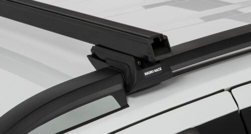 SSANGYONG Rexton Gen1 Y200 With Roof Rails 1/2003-12/2017 Heavy Duty CXB Black 2 Bar Roof Rack (JA0494)