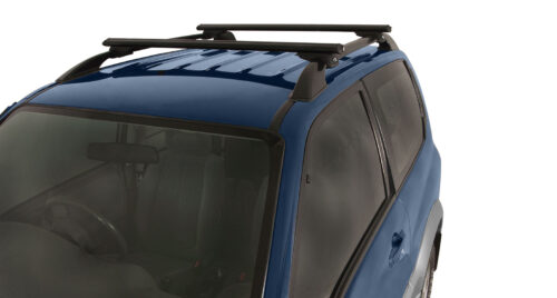 PEUGEOT 406 With Roof Rails 3/1998-8/2004 Vortex SX Black 2 Bar Roof Rack (JA9137)