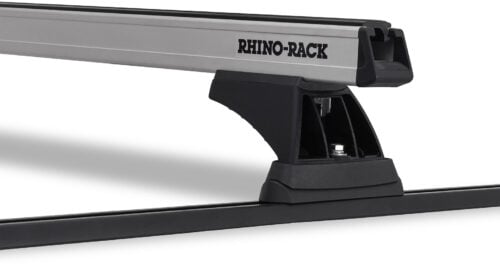 SSANGYONG Musso 7/1996-7/1998 Heavy Duty RCH Trackmount Black 2 Bar Roof Rack (JB0852)
