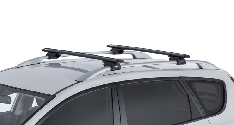 PEUGEOT 406 With Roof Rails 3/1998-8/2004 Vortex SX Black 2 Bar Roof Rack (JA9137)