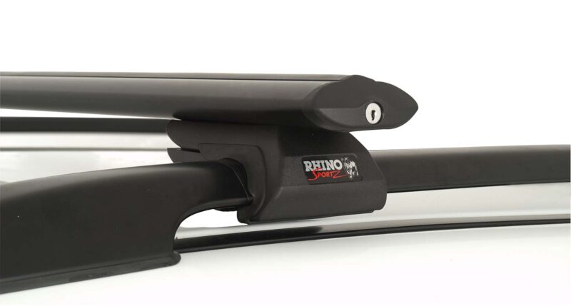 PEUGEOT 406 With Roof Rails 3/1998-8/2004 Vortex SX Black 2 Bar Roof Rack (JA9137)