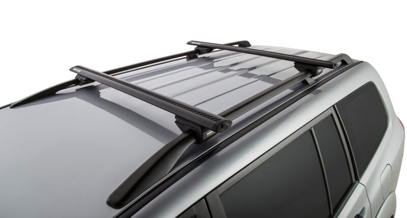 PEUGEOT 406 With Roof Rails 3/1998-8/2004 Vortex SX Black 2 Bar Roof Rack (JA9137)