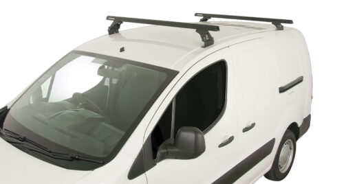 CITROEN Berlingo II 1/2009-12/2018 Heavy Duty RLTF Black 2 Bar Roof Rack (JA0658)