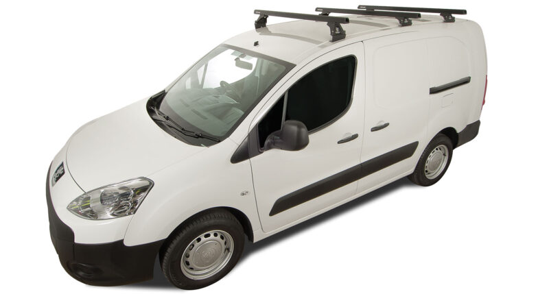 CITROEN Berlingo II 1/2009-12/2018 Heavy Duty RLTF Black 3 Bar Roof Rack (JA0694)