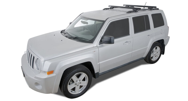 SSANGYONG Rexton Gen1 Y200 With Roof Rails 1/2003-12/2017 Heavy Duty CXB Black 2 Bar Roof Rack (JA0494)