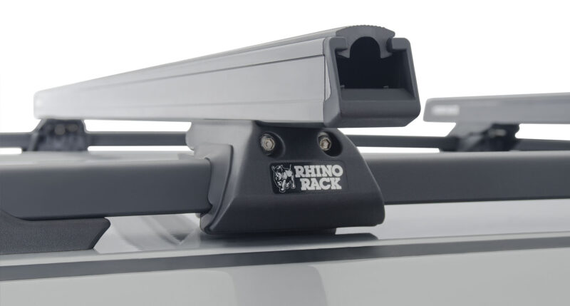 SSANGYONG Rexton Gen1 Y200 With Roof Rails 1/2003-12/2017 Heavy Duty CXB Black 2 Bar Roof Rack (JA0494)