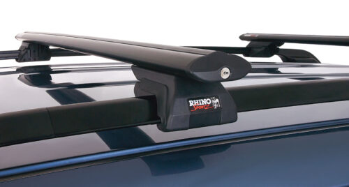 PEUGEOT 407 With Roof Rails 9/2004 Onwards Vortex SX Black 2 Bar Roof Rack (JA9139)