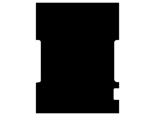 Ford Falcon AU/BA/BF (XR8 Factory Liner) February 1999 to May 2008 6mm Thick Heavy Duty Rubber Ute Mat - Image 2