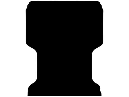 Mitsubishi Triton Club Cab 2015 to February 2024 10mm Thick Heavy Duty Rubber Ute Mat - Image 2