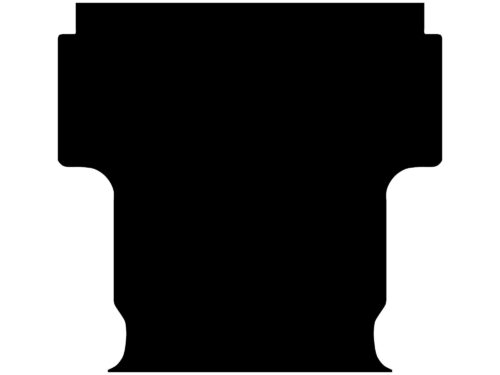 Nissan Navara New NP300 Dual Cab March 2021 to Current with Factory Liner 10mm Thick Heavy Duty Rubber Mat - Image 2