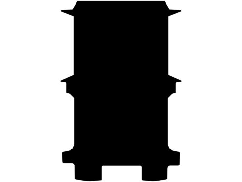 Ford Custom Transit SWB (With Both Passenger Doors) September 2024 to Current Rubber Van Mat - Image 2