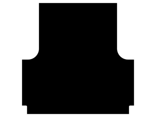 Nissan Navara D22T Dual Cab 2009 to June 2015 Rubber Ute Mat - Image 2