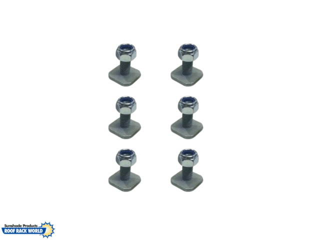 Rhino-Rack B018-BP M8 X 16mm T-Bolts with Nyloc Nuts (6pack) - Roof ...