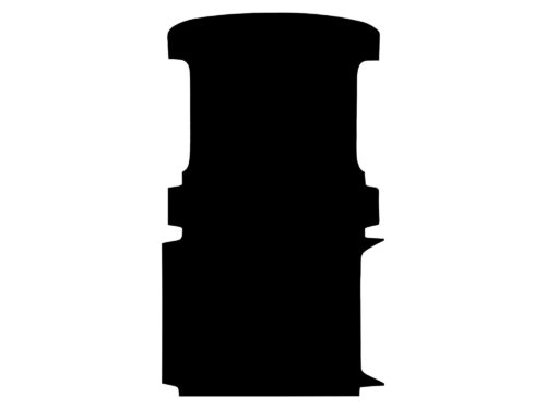 Volkswagen T5 Transporter LWB (Passenger Door Only) August 2004 to Current Rubber Van Mat - Image 2