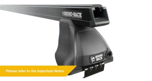 TOYOTA Hilux Gen9 Double Cab 1/2025 Onwards Heavy Duty 2500 Black 2 Bar Roof Rack (JA7999)