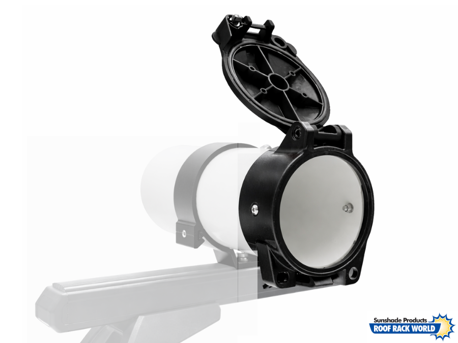 VAS 150mm Locking End Cap (1) Black (CLC150) - Roof Rack World
