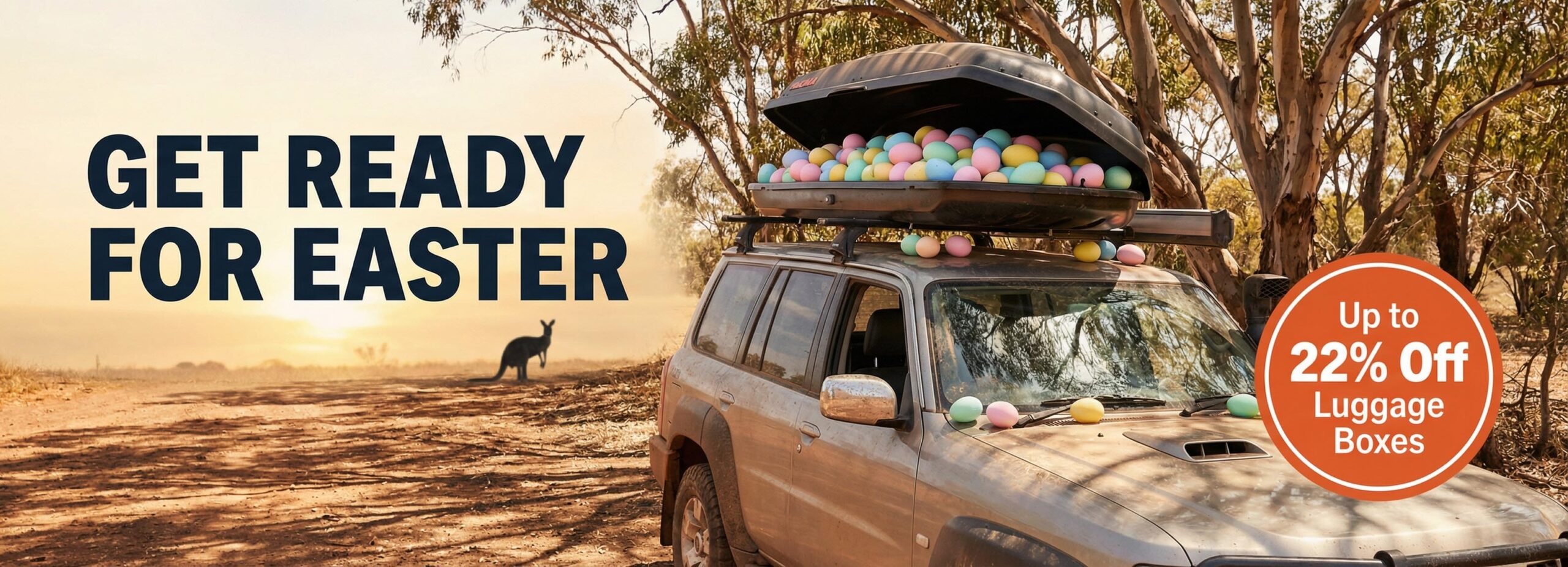 Get Ready for Easter - 22% of luggage boxes