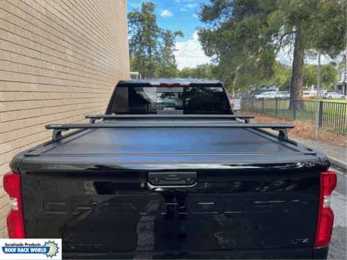 Chevrolet Silverado 1500-2500 2019 onwards Ute Tub Rhino-Rack bars - Image 3