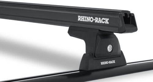 TOYOTA Tundra Gen2 Crew Max 1/2007-12/2021 Heavy Duty RLT600 Trackmount Black 1 Bar Roof Rack (JA8119)