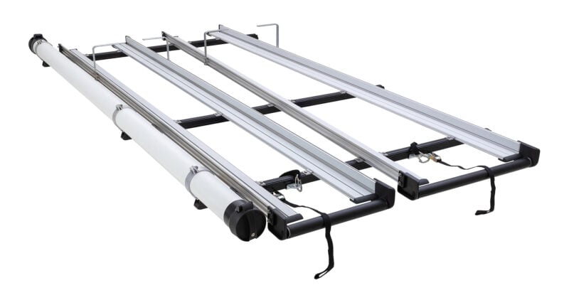 VOLKSWAGEN Transporter T6 SWB (Standard Roof) 12/2015-12/2025 CSL Double 3.0m Ladder Rack System with Conduit (JC-00999)