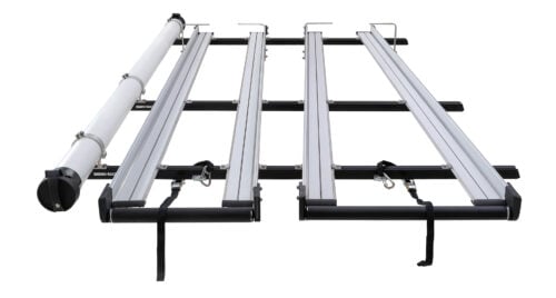 FORD Transit Custom Gen2 SWB 1/2024 Onwards CSL Double 3.0m Ladder Rack System with Conduit (JC-00939)