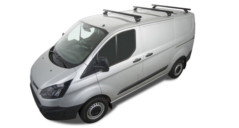 VOLKSWAGEN Transporter T7 SWB 1/2025 Onwards Heavy Duty RLTP Black 3 Bar Roof Rack (JA5418)